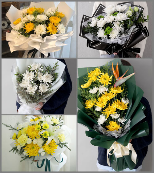 山东青岛平度市云山镇白事花束代送